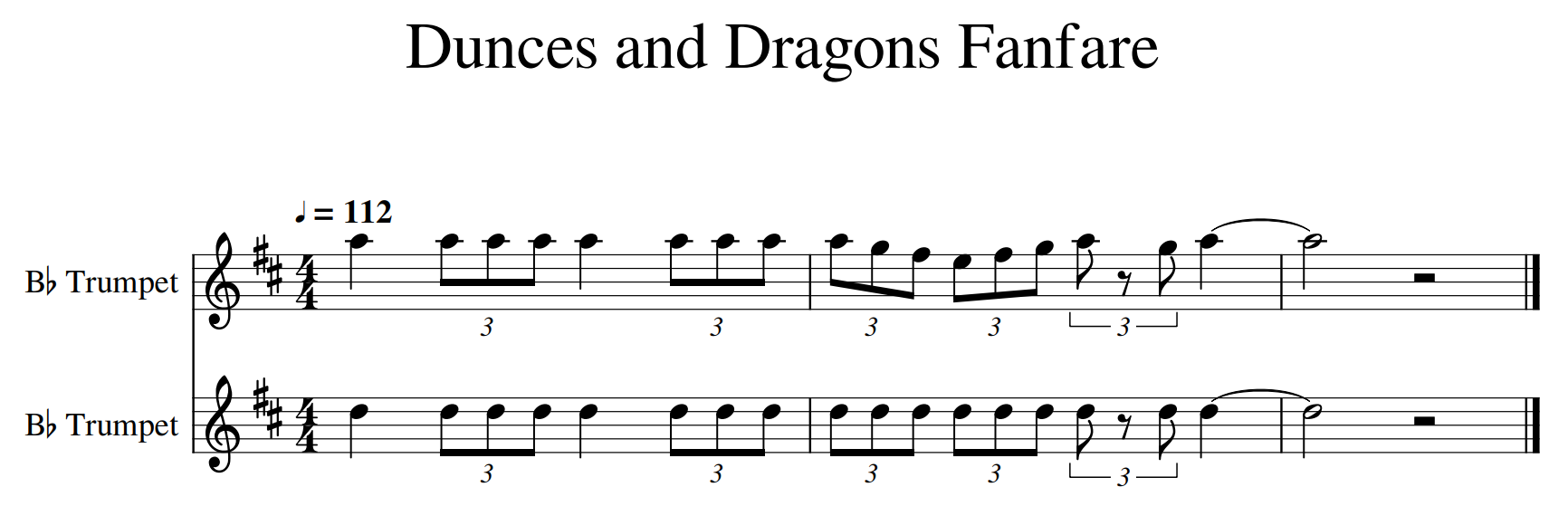 Dunces and Dragons Fanfare