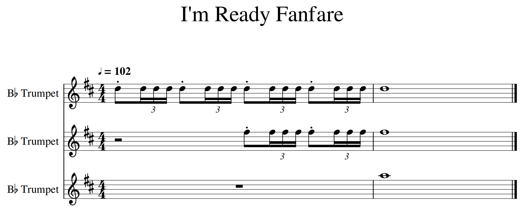 Im Ready Fanfare