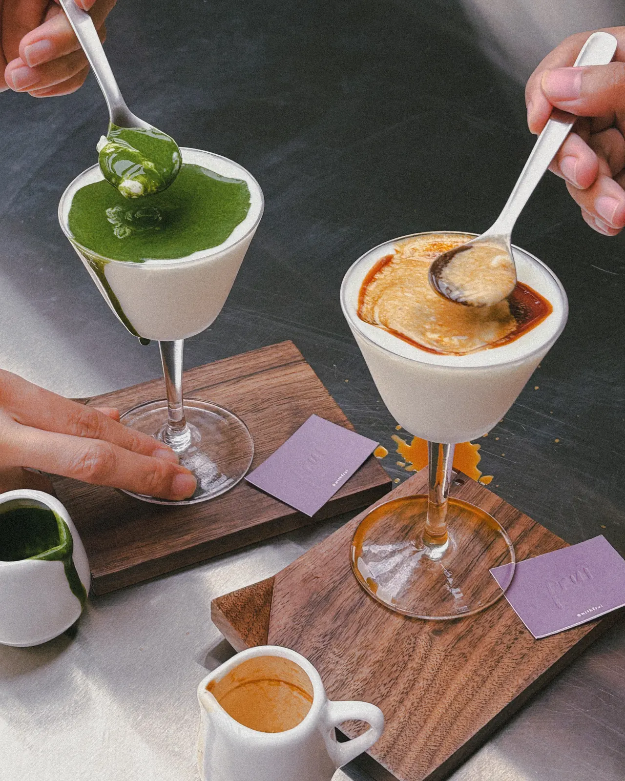 Affogato — espresso dituang ke gelato