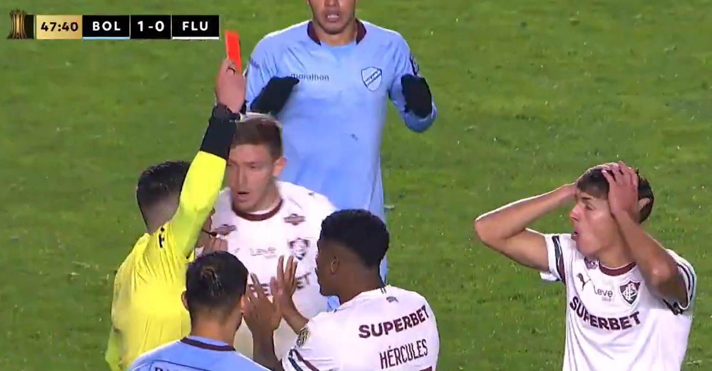 Fluminense sufre expulsión polémica en Libertadores - Facundo Bernal expulsado en partido de Libertadores