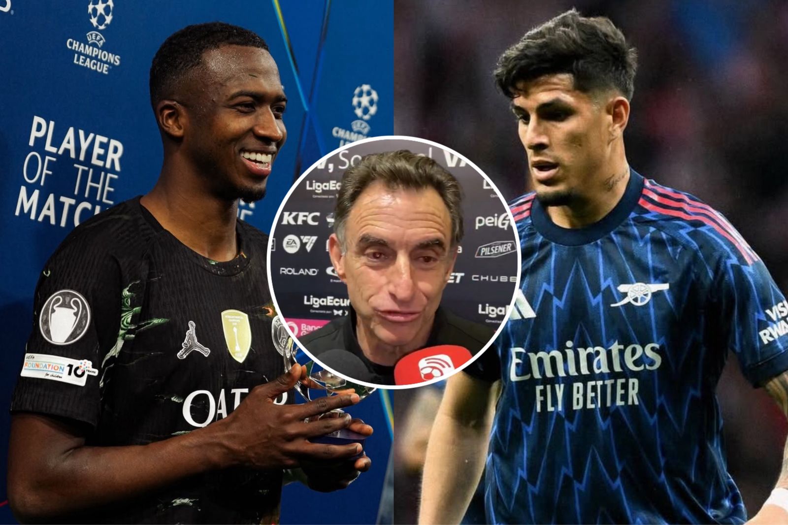 Deller: "Tenemos 2 hijos" en la final de la Champions - Pacho y Hincapié, orgullo del fútbol ecuatoriano