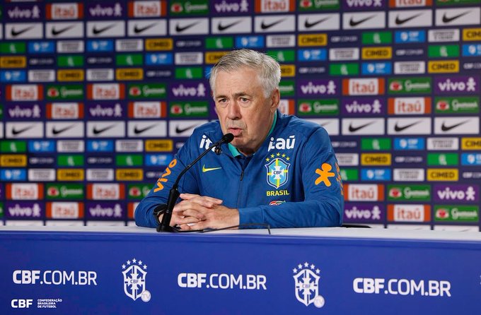 Carlo Ancelotti asegura que 'queremos más' con Brasil hasta el Mundial 2030