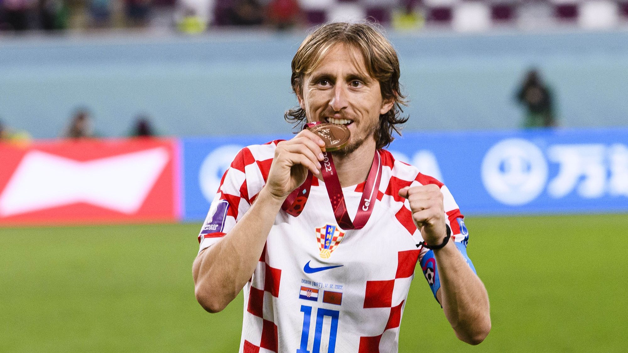 Luka Modrić lidera a Croacia en el Mundial 2026 - Luka Modrić en acción con la selección de Croacia