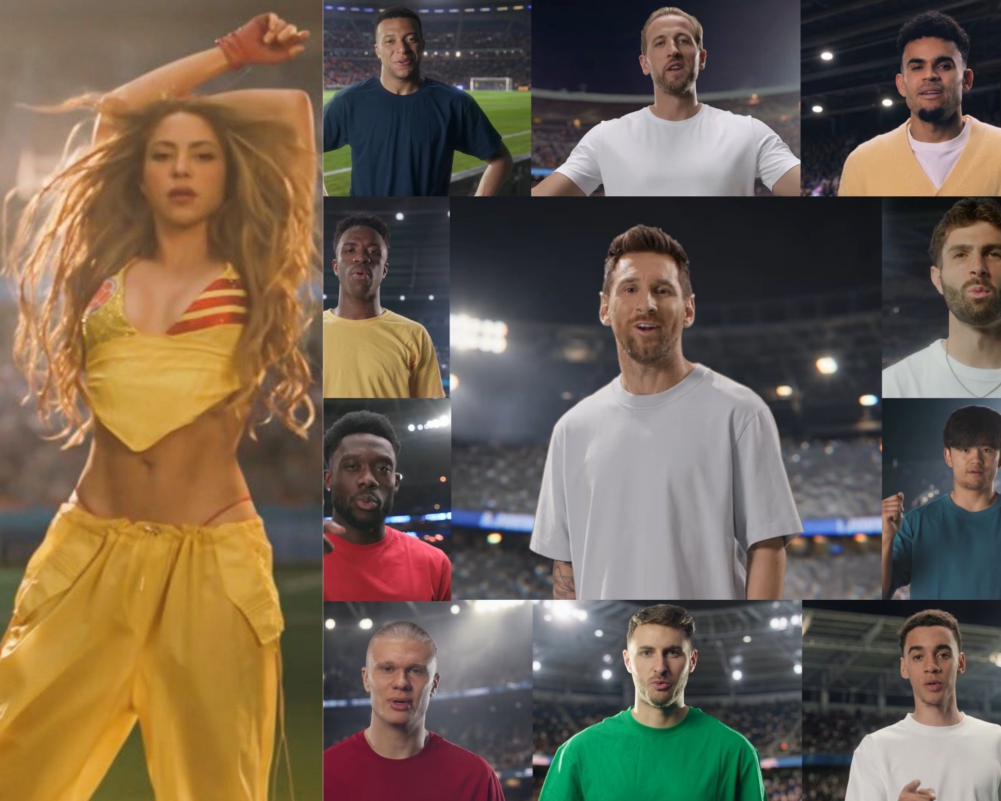 Shakira lanza 'DAI DAI' con Messi, Mbappé y otros cracks