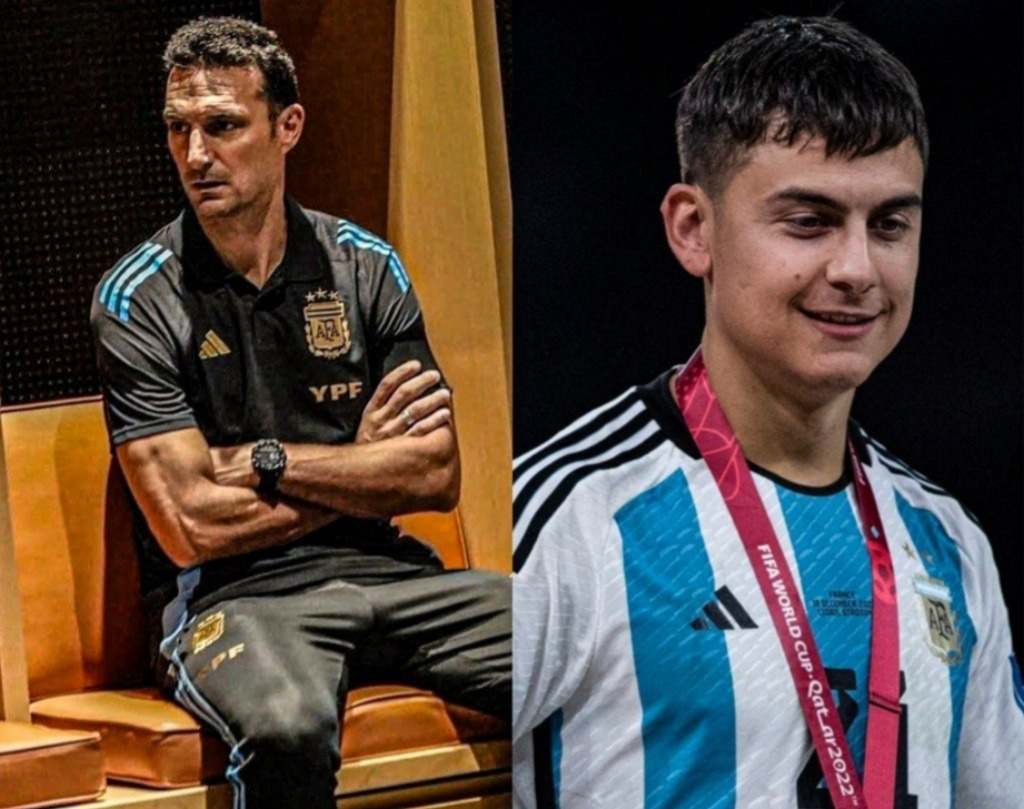 Scaloni: "Miramos el presente y el futuro" al dejar a Dybala fuera del Mundial