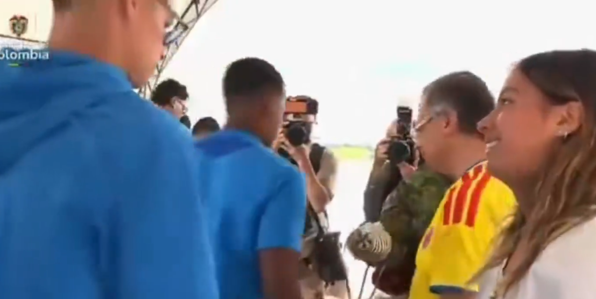 James Rodríguez ignora a hija de Gustavo Petro en despedida