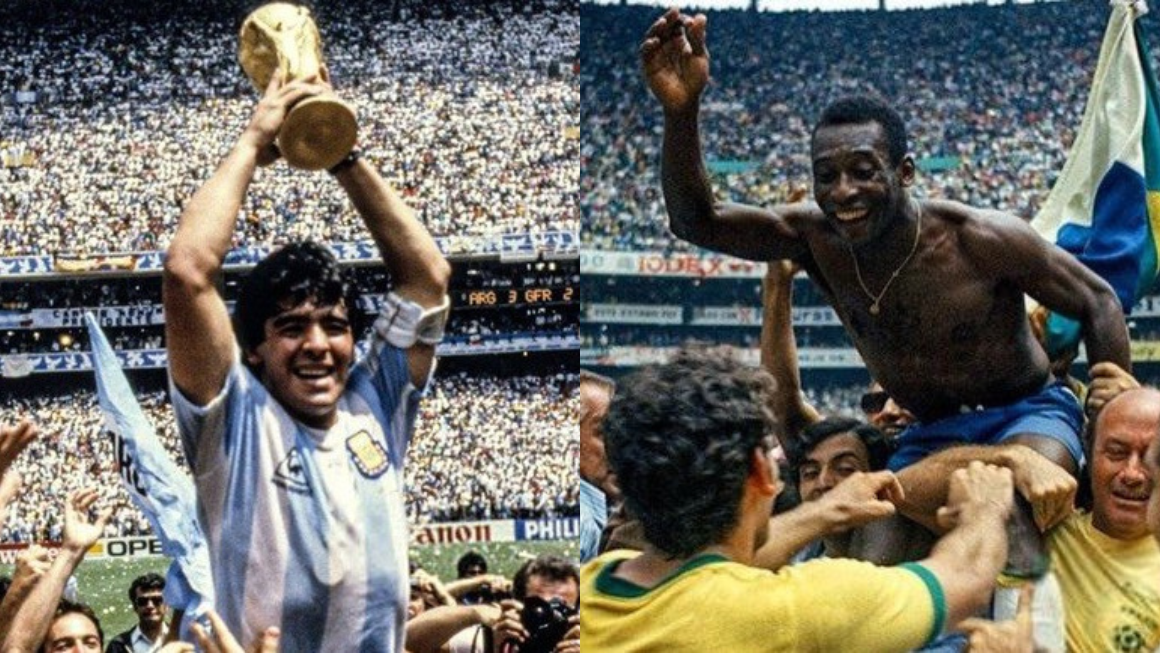 img of Maradona y Pelé son homenajeados en la inauguración del Mundial