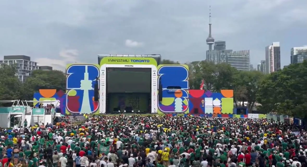 Fan Fest de Toronto evacuado por riesgo de tormenta eléctrica