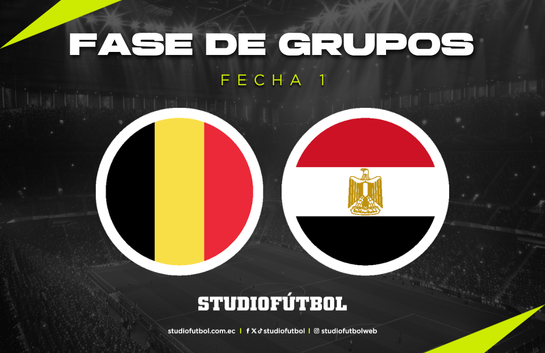 img of Bélgica enfrenta a Egipto en el Grupo G