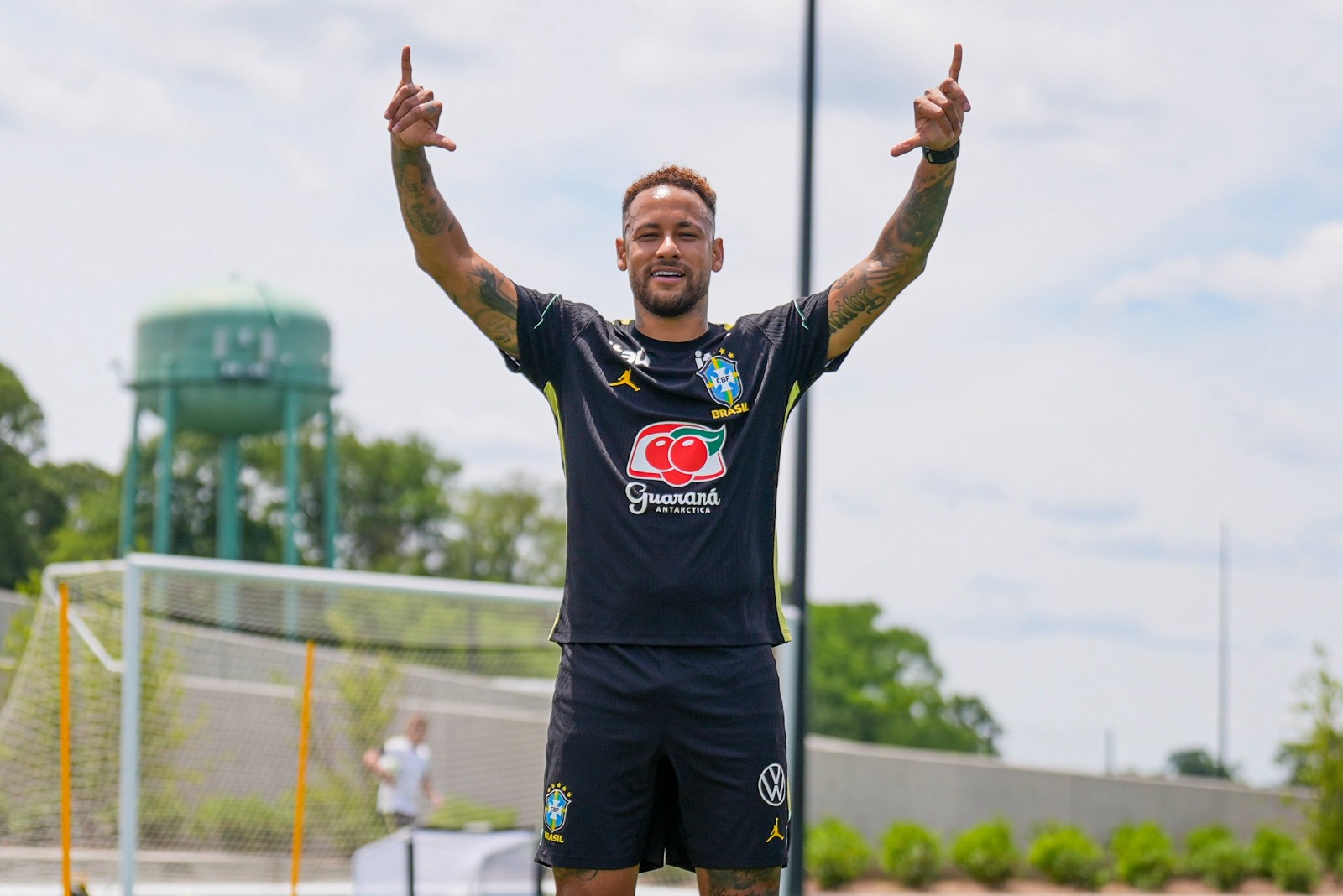 Neymar regresa: Ancelotti confirma su convocatoria para el duelo contra Escocia - Neymar Jr. en entrenamiento con Brasil
