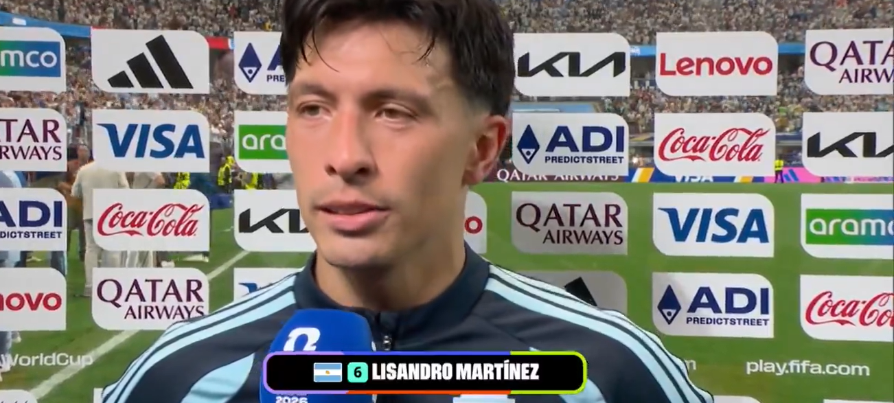 Martínez: "No hay que compararlo, Messi está solo en la cima" tras récord en Mundial
