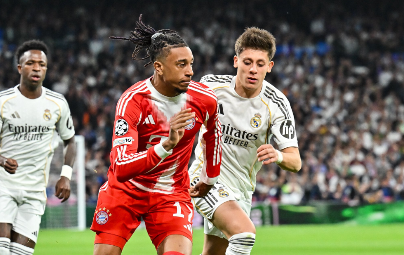 Michael Olise se reúne con Bayern Múnich mientras el Real Madrid acecha - Michael Olise en acción con el Bayern Múnich