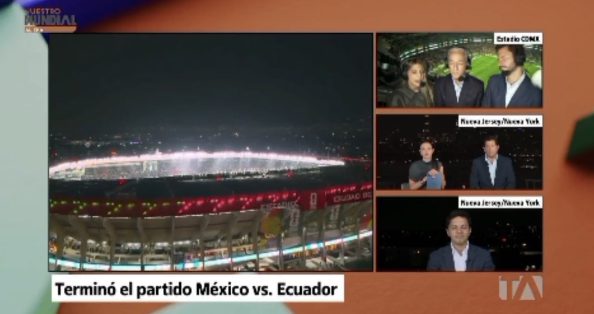 Equipo de Teleamazonas sufre agresión en el Estadio Azteca tras México-Ecuador - Equipo de Teleamazonas agredido en el Estadio Azteca