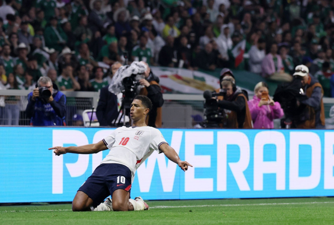 Bellingham supera a México con dos goles en 99 segundos