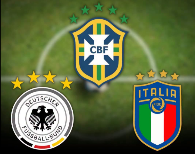 Brasil, Alemania e Italia, las tres selecciones más ganadoras, atraviesan años difíciles - Brasil, Alemania e Italia, potencias en declive