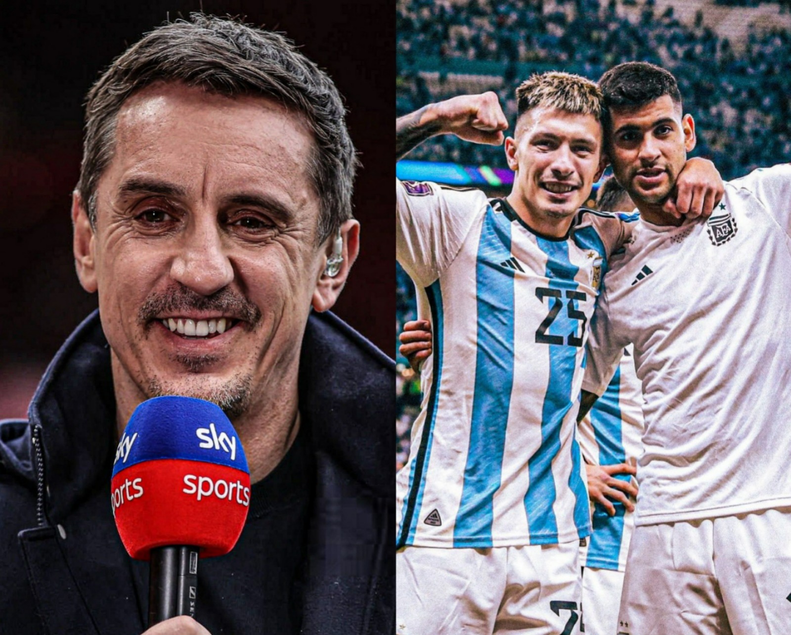 Neville califica a Romero y Martínez como la mejor-peor pareja de centrales - Romero y Martínez, centrales de Argentina