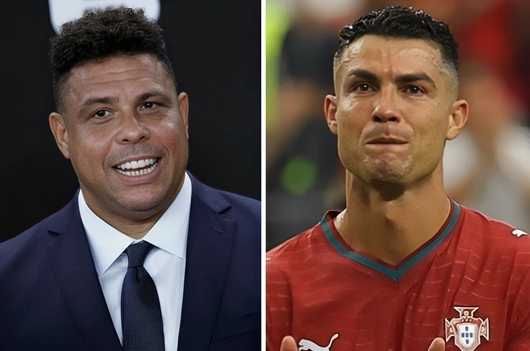Ronaldo Nazário cuestiona el futuro de Cristiano Ronaldo: el cuerpo decide - Ronaldo Nazário y Cristiano Ronaldo en el campo