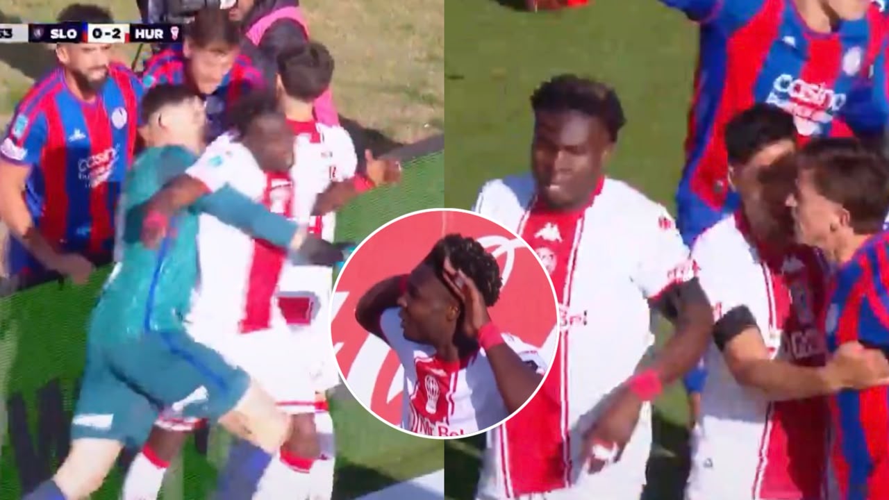 Jordy Caicedo provoca a San Lorenzo con gesto de 'Topo Gigio' y desata la violencia - Jordy Caicedo celebra su gol con el gesto de 'Topo Gigio'