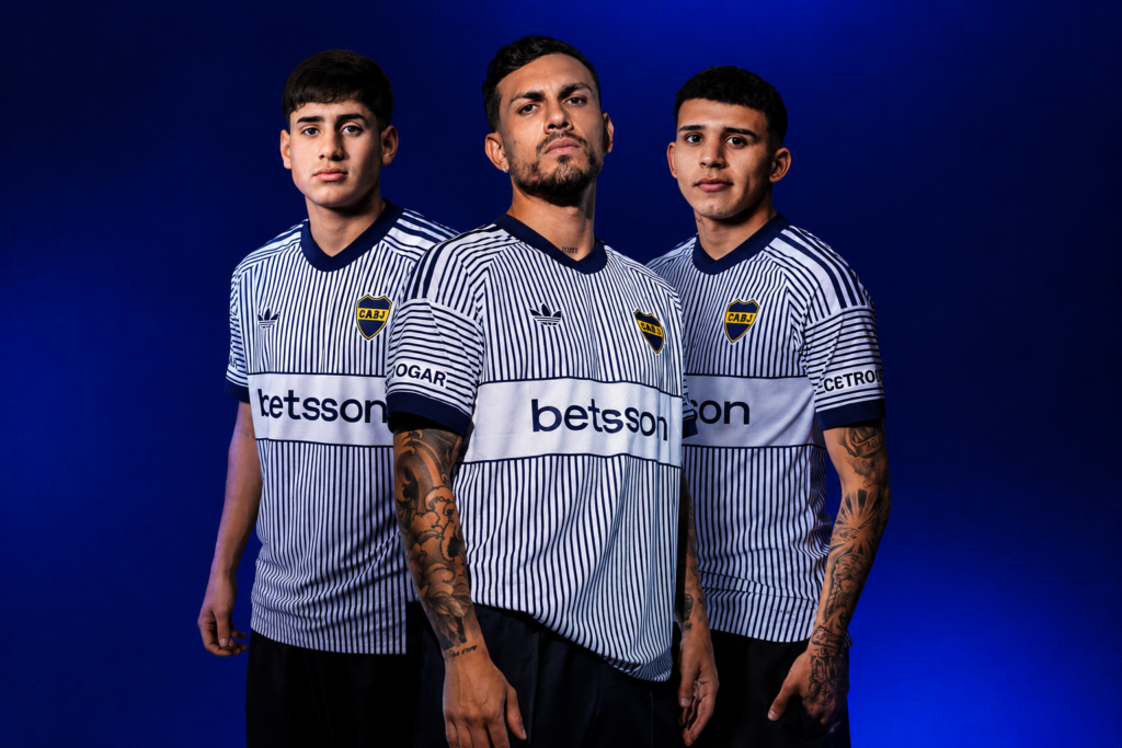 Boca Juniors presenta su nueva camiseta alterna, homenaje a los orígenes, disponible a