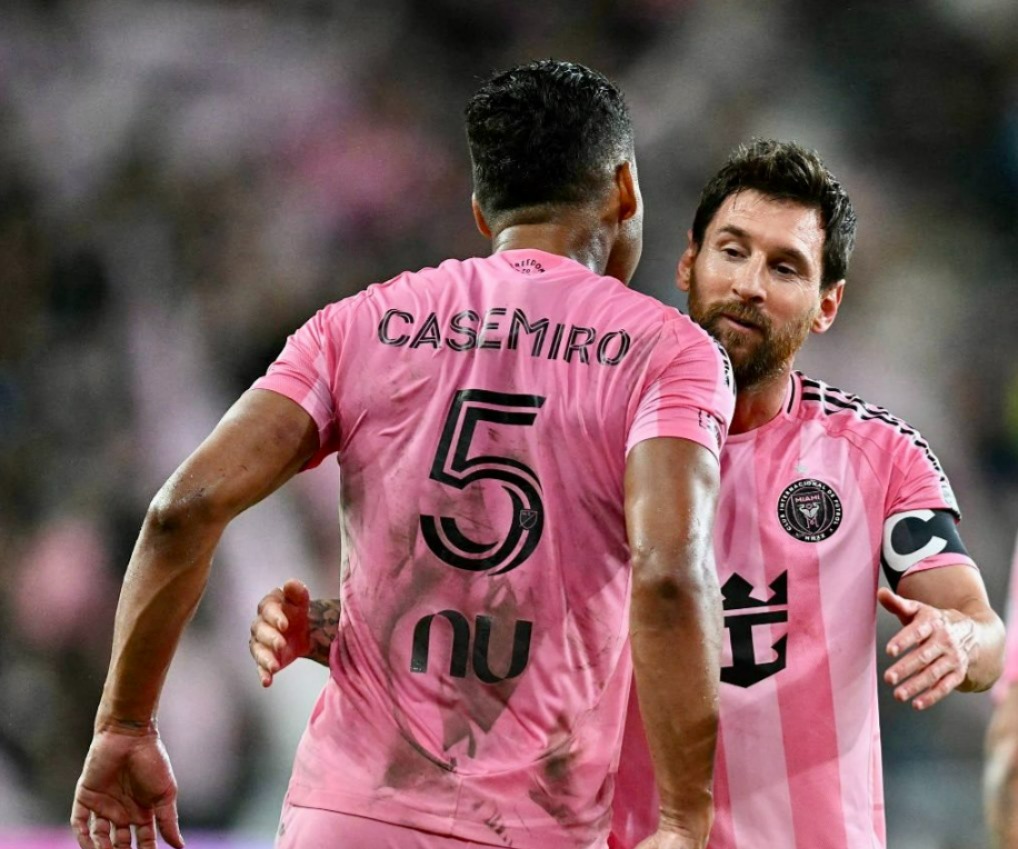 Messi asiste, Casemiro anota y Atlanta empata a Inter Miami