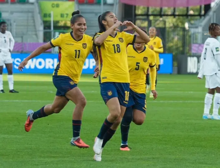 Ecuador abre Mundial Sub‑20 con 3‑0 a Ghana y Rosa Flores marca al 5′