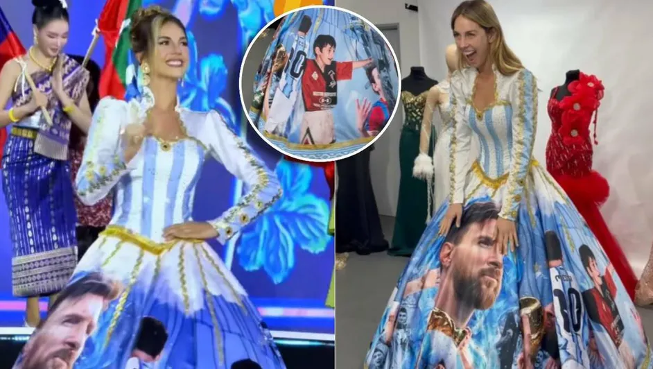 Lionel Messi inspira vestido en Miss Mundo 2026