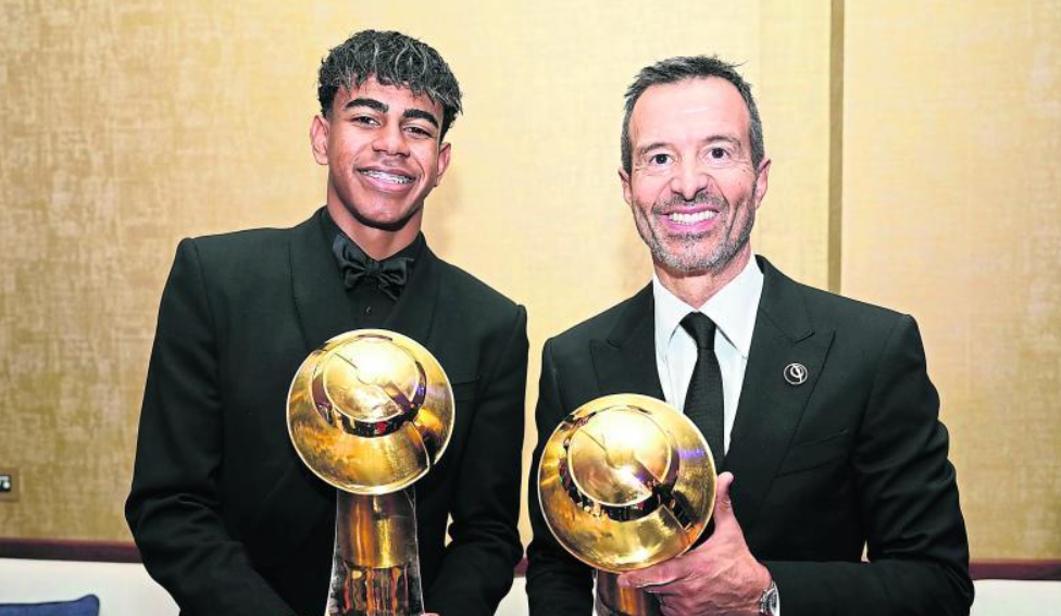 Mendes asegura: el Balón de Oro es para Lamine Yamal, el mejor con diferencia - Jorge Mendes defiende a Lamine Yamal como candidato indiscutible al Balón de Oro 2026.