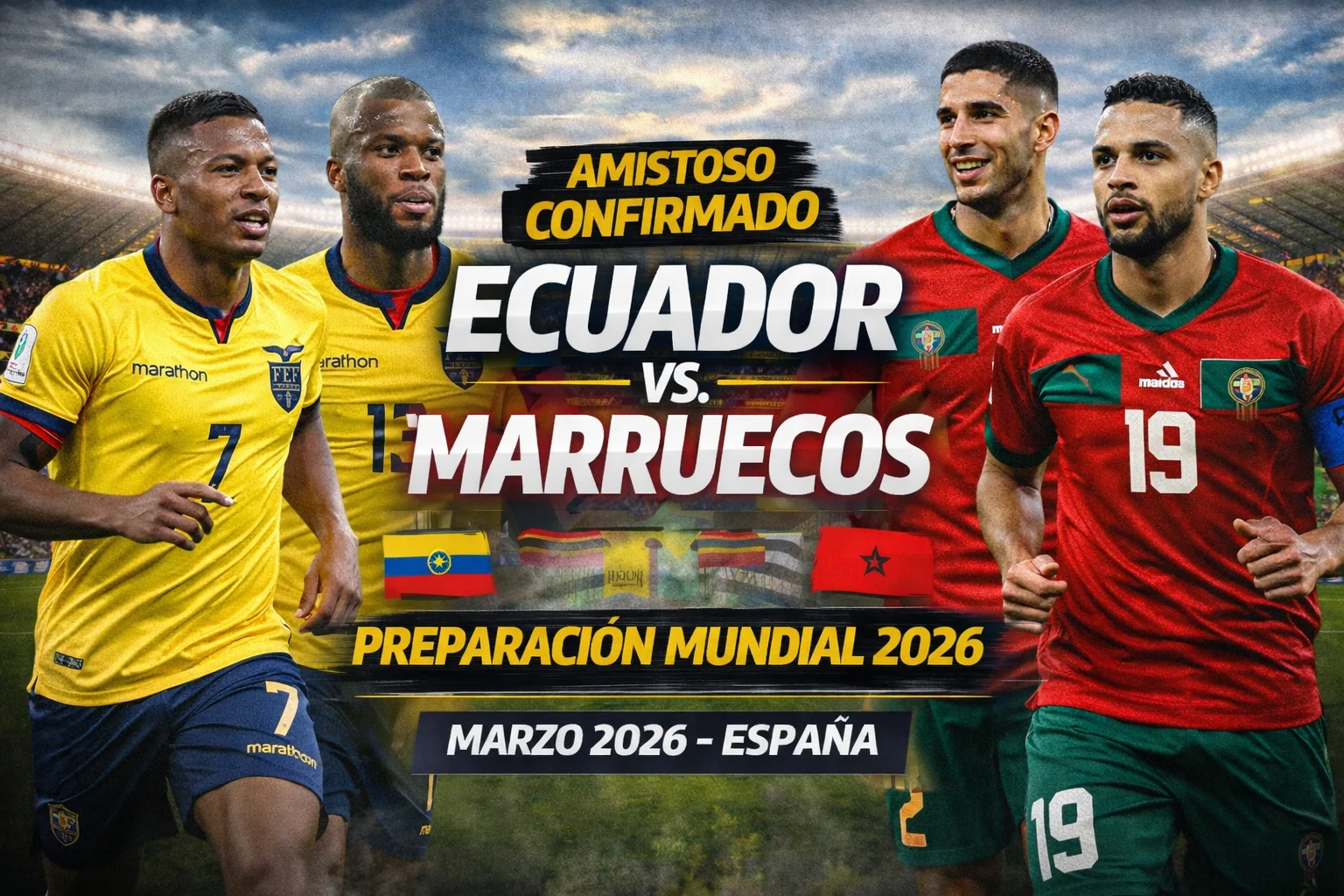 img of Ecuador confirma amistoso ante Marruecos como parte de su preparación al Mundial 2026