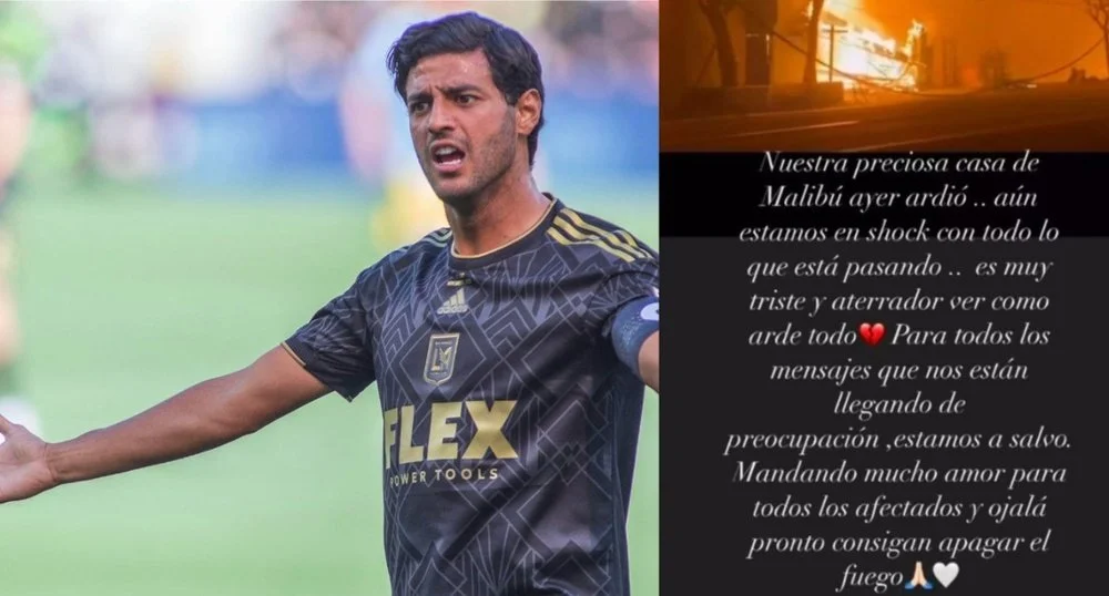 Carlos Vela pierde su casa tras devastador incendio