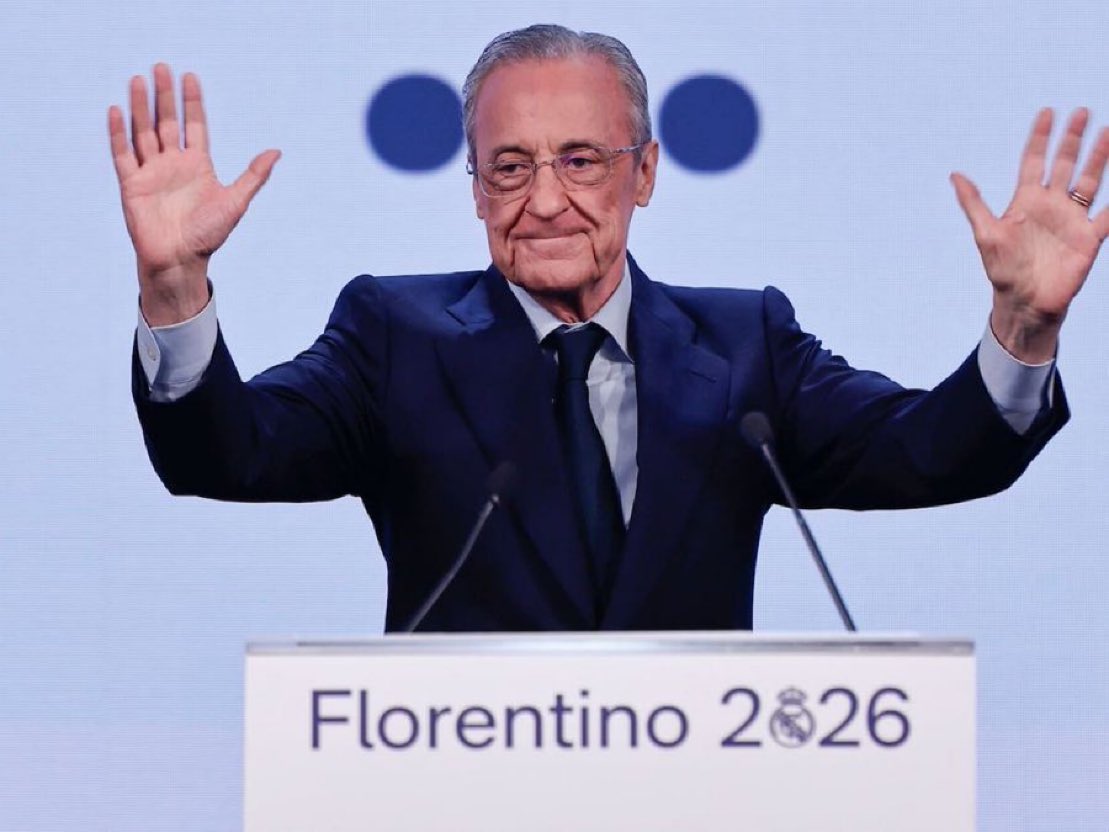 Florentino Pérez: "Es un día precioso", reelegido presidente del Real Madrid