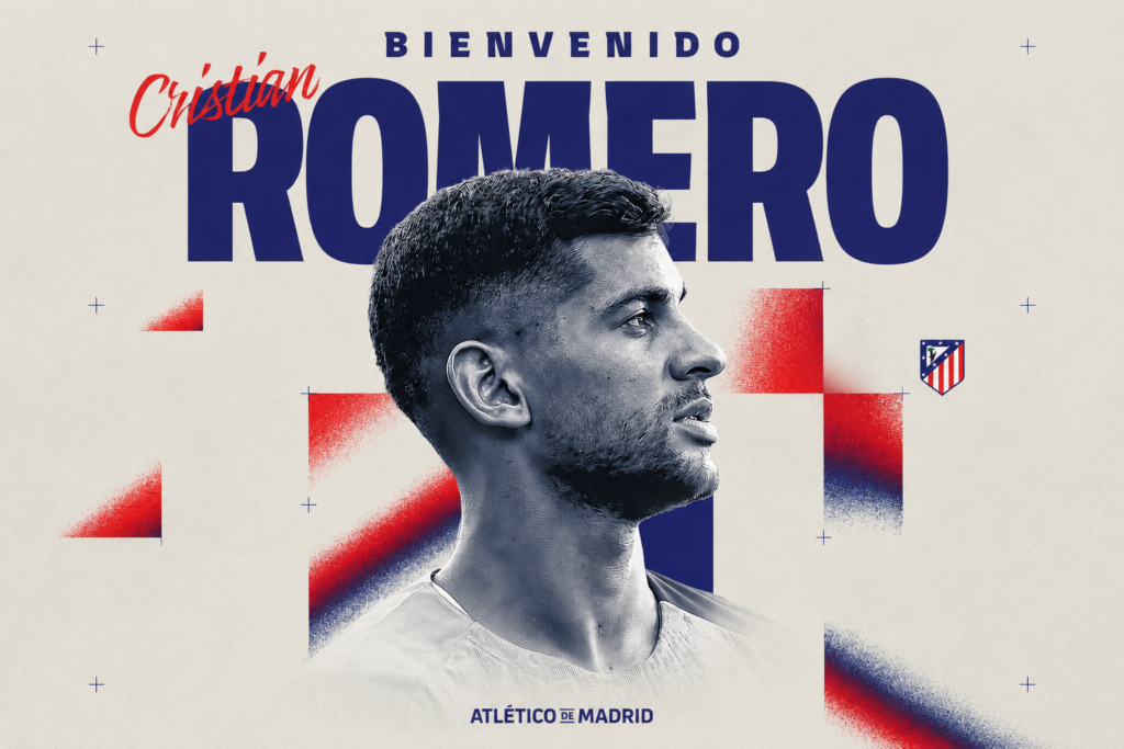 Atlético de Madrid confirma la incorporación de 'Cuti' Romero por 40 millones de euros