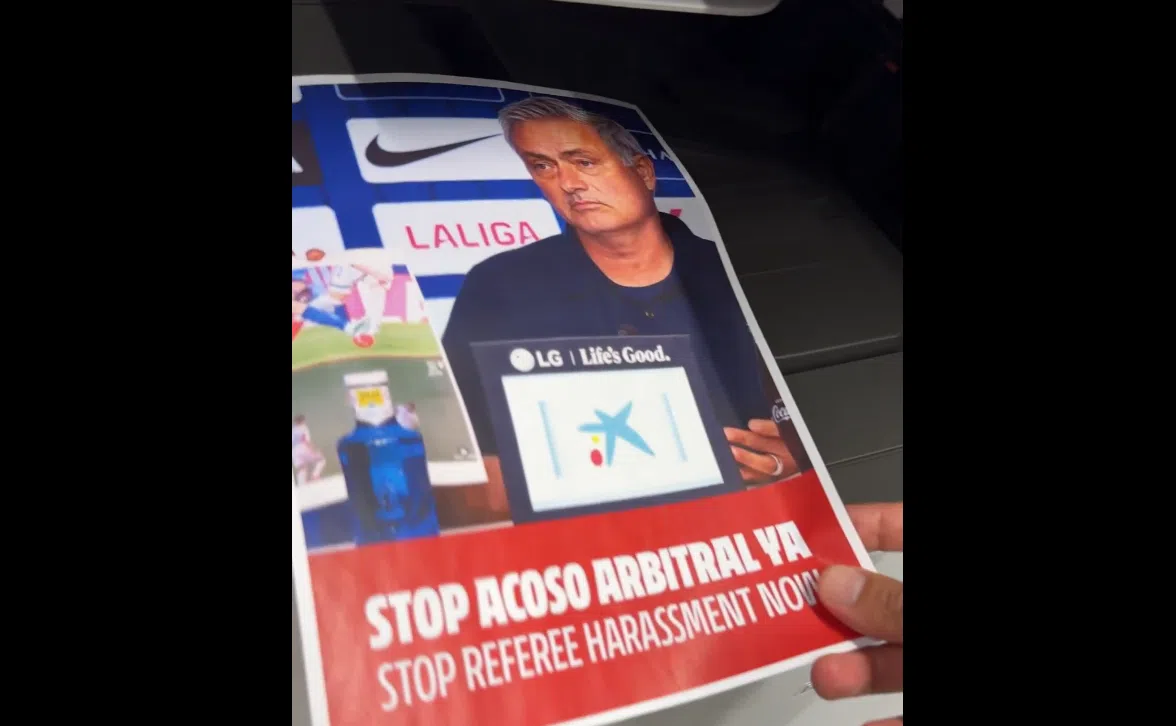 img of Mourinho recibe respuesta del Atlético con su propia impresora y reclamo contra el acoso