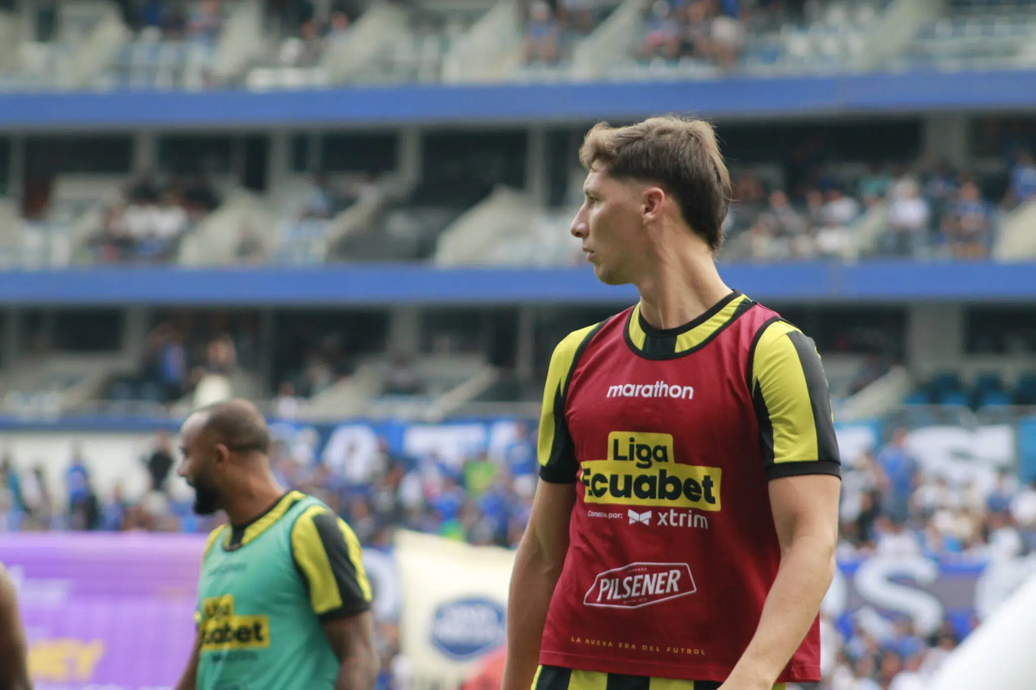 Barcelona SC debe pagar $774 mil a Gastón Campi - Gastón Campi durante un partido con Barcelona SC