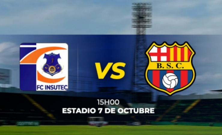 Insutec promete premio económico récord si elimina a Barcelona SC