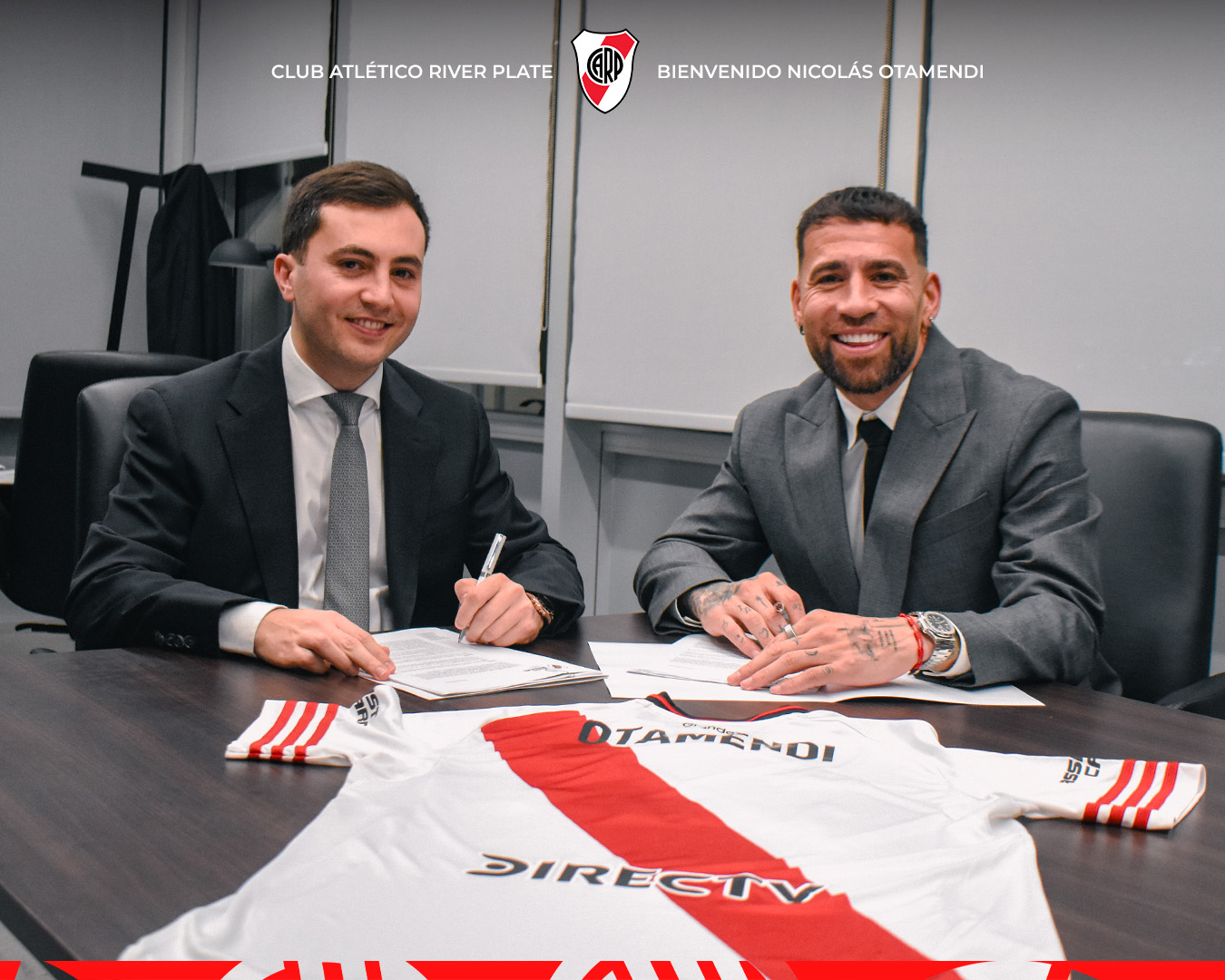 img of River Plate cierra un fichaje resonante con Nicolás Otamendi