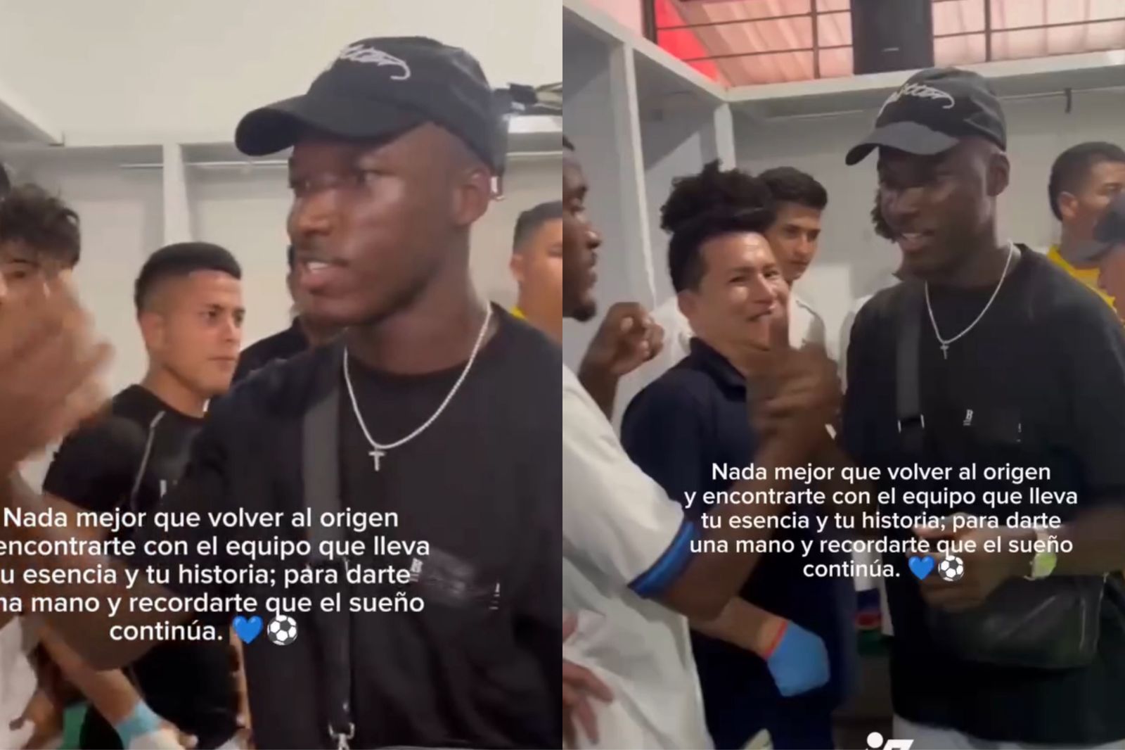 Moi Caicedo regresa a sus raíces y visita al NMFC tras el Mundial