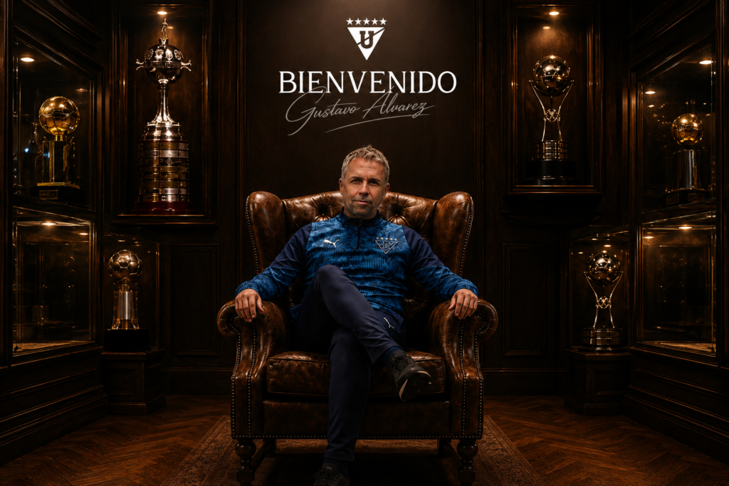 Liga de Quito confirma a Gustavo Álvarez como nuevo DT