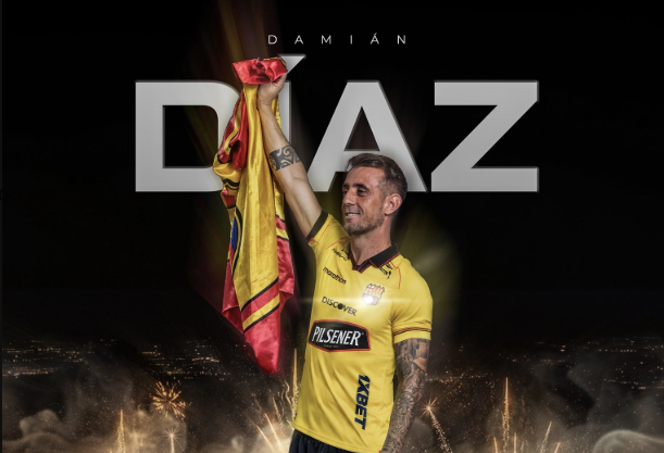 img of Damián Díaz regresa a Barcelona SC y firma hasta diciembre 2027