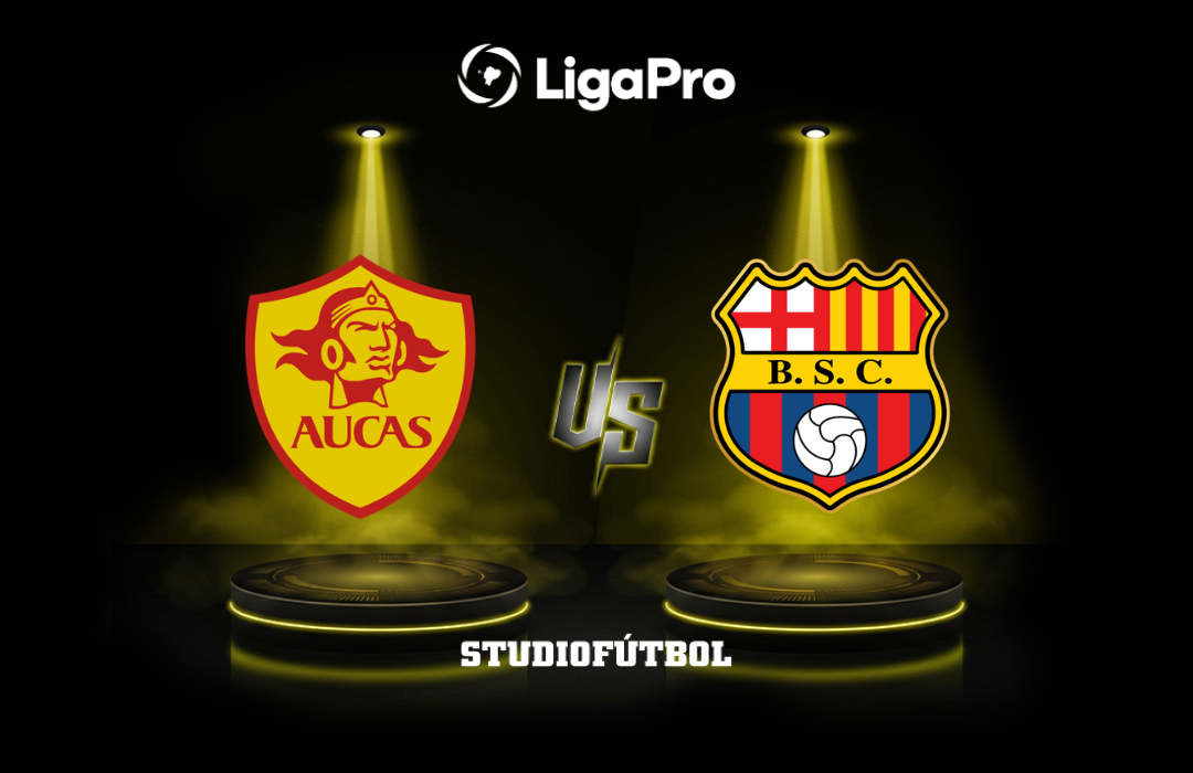 Barcelona acerca la diferencia a 6 puntos frente a Aucas - Aucas y Barcelona se preparan para el duelo que definirá posiciones en la tabla.