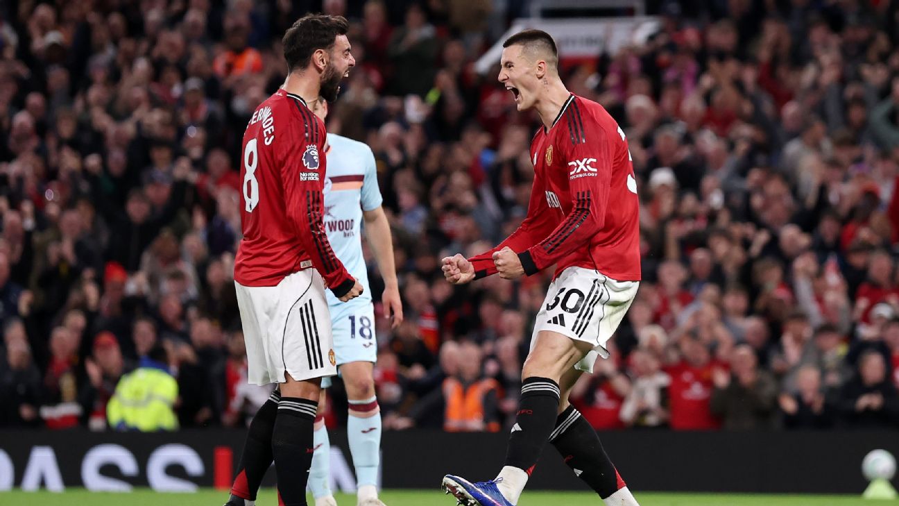 Manchester United se escapa hacia Champions League - Celebración de los jugadores del Manchester United