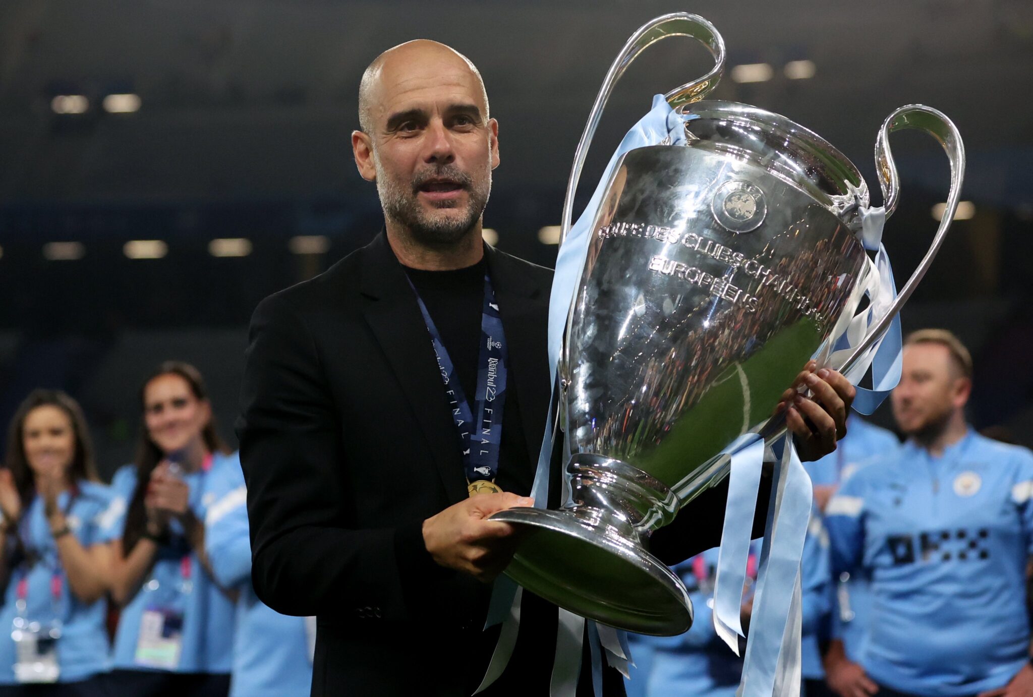 img of Guardiola confirma: 'Estoy aquí, tengo contrato' para la próxima temporada