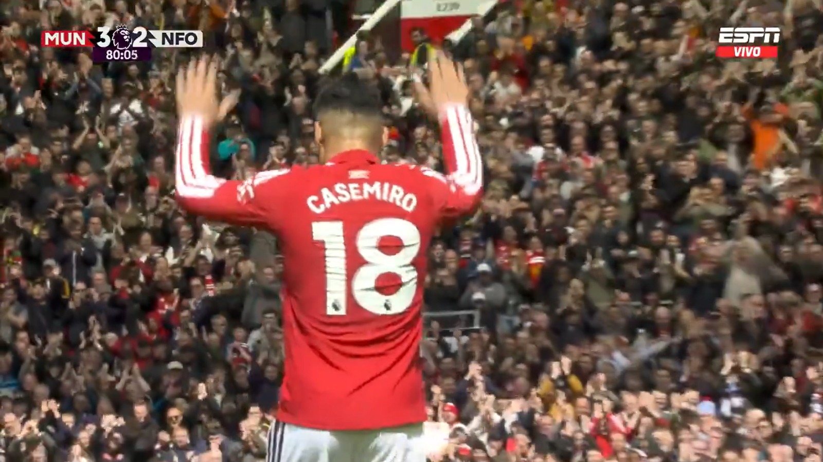 img of Casemiro se despide con lágrimas en Old Trafford