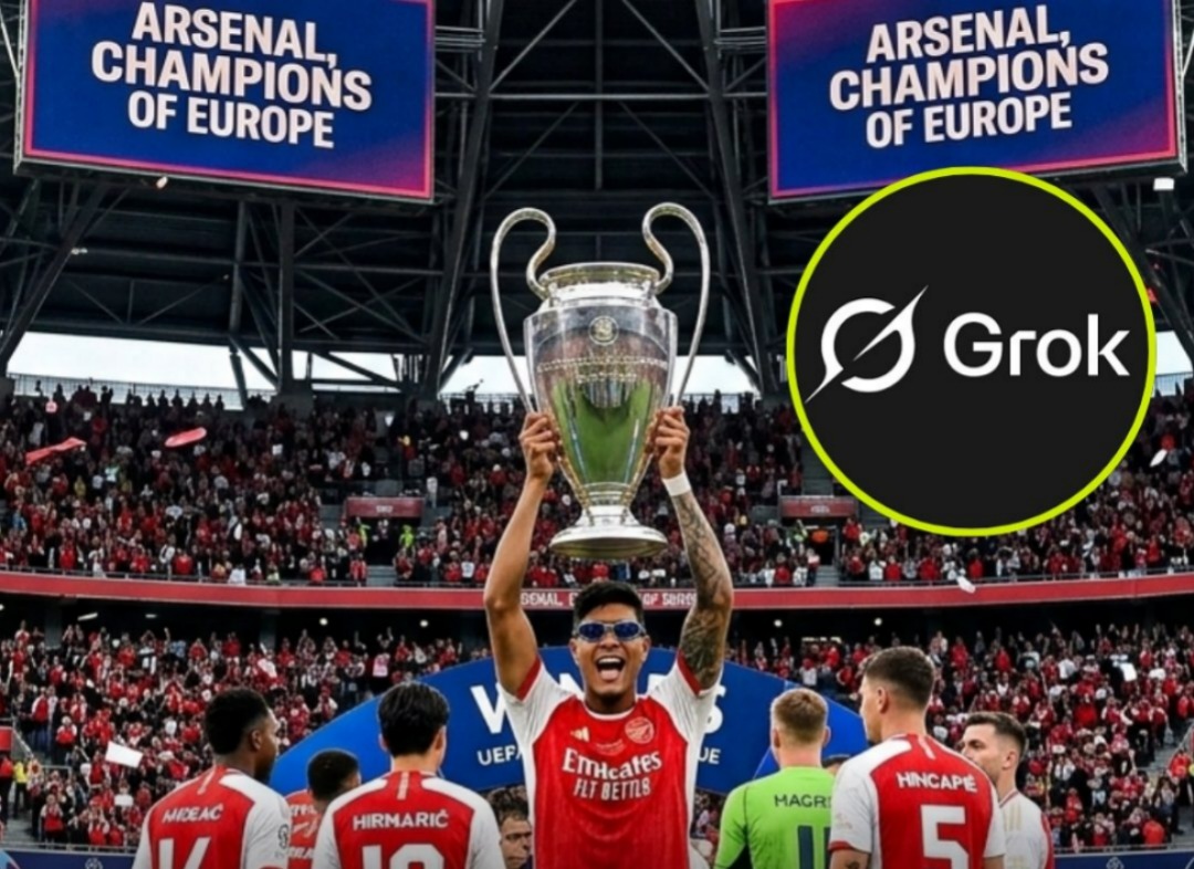 img of IA de X predice: Arsenal supera a PSG 2-1 en Champions League