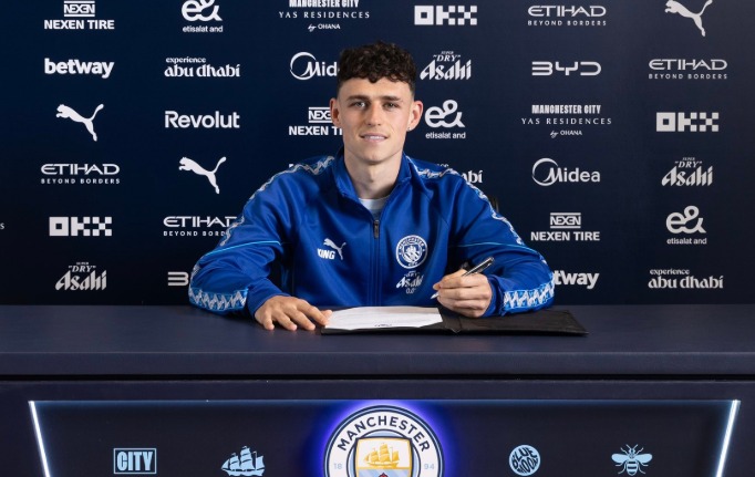 Phil Foden renueva con Manchester City hasta 2031 - Phil Foden renueva con Manchester City