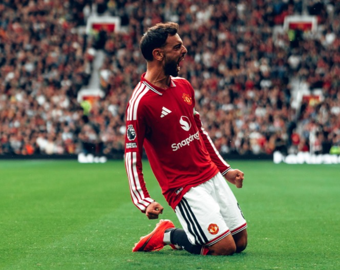 Manchester United resurge con hat‑trick de Bruno Fernandes y vence 5‑2 al Ipswich