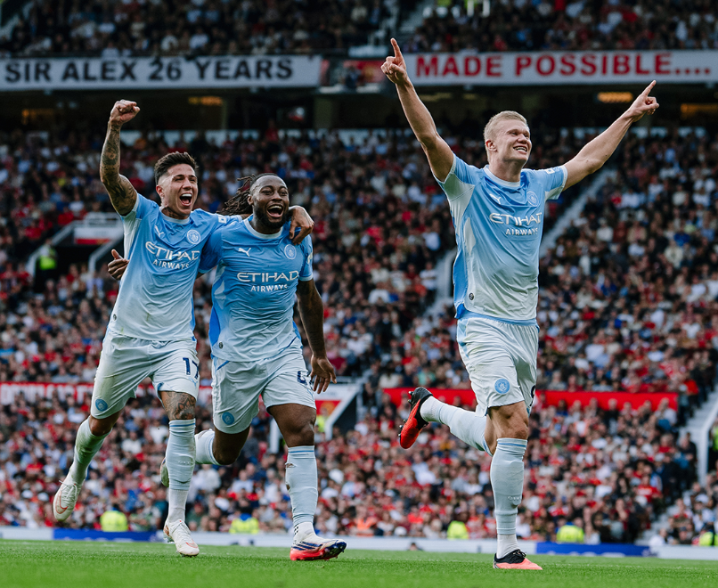 Manchester City sella victoria 1-0 con Haaland en derbi de Manchester
