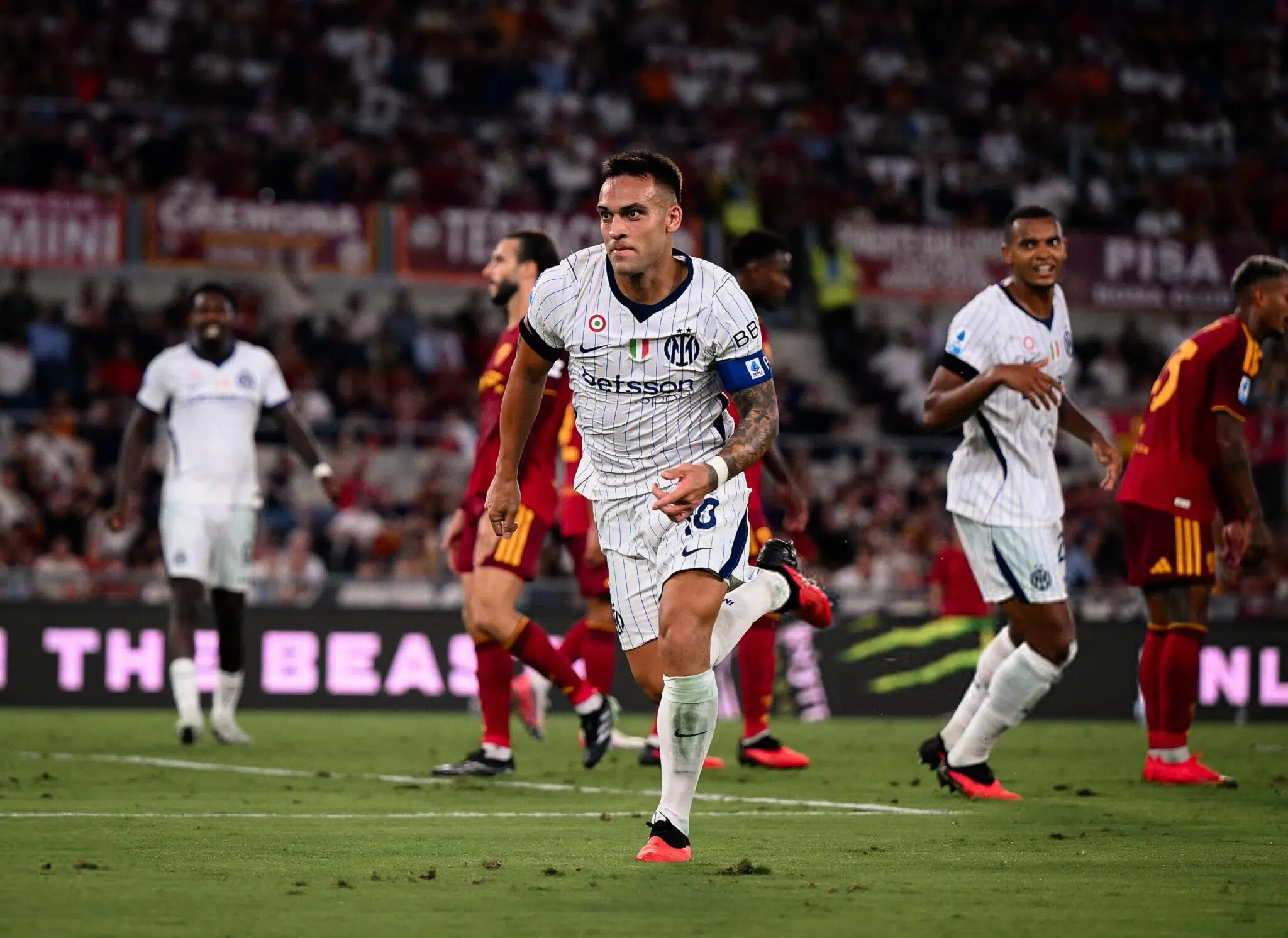 Lautaro recorta a Inter y asegura empate 2-2 contra Roma en la Serie A