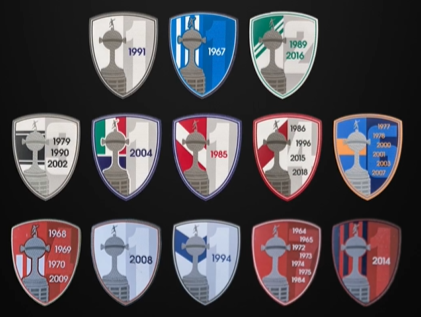 img of Conmebol rinde homenaje a campeones de la Copa Libertadores con nuevos parches