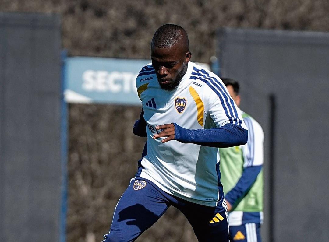 Enner Valencia se integra a Boca Juniors con primer entrenamiento - Enner Valencia en su primer entrenamiento con Boca Juniors