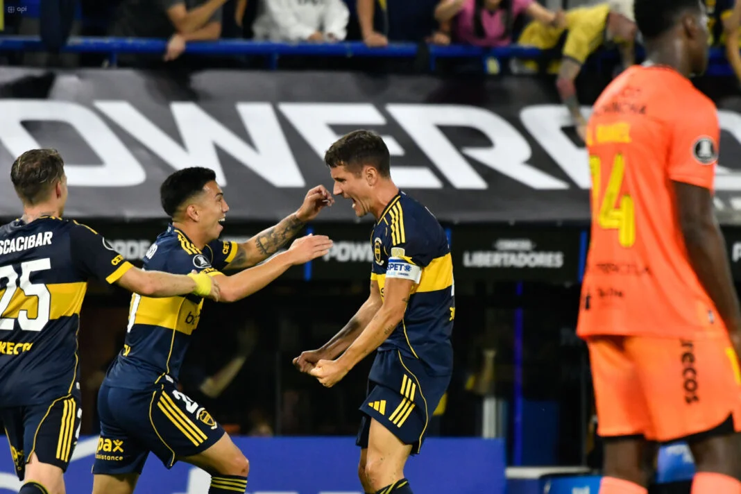 Noche negra en Buenos Aires: Boca humilla a Barcelona SC y lo deja casi eliminado